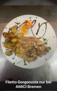 Maiale Filetto alla Gorgonzola