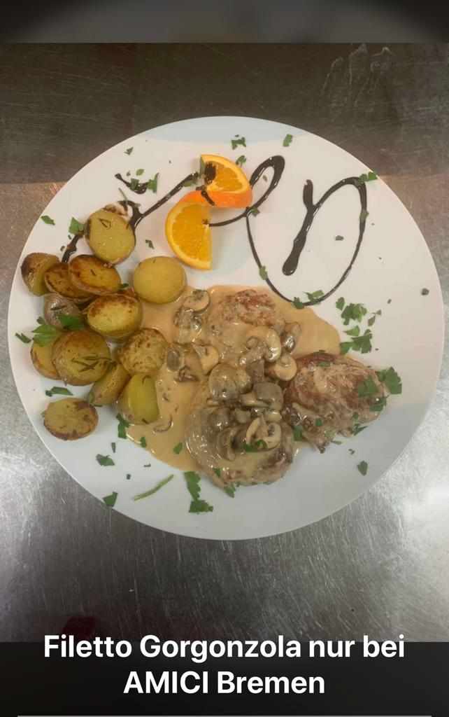 Maiale Filetto alla Gorgonzola